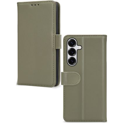 Mobilize Premium Gelly Samsung Galaxy S25 Plus Hülle Klapphülle Geldbörse - Grün