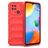 Mobigear Bumpy Xiaomi Redmi 10C Hülle Flexibles TPU Backcover - Rot