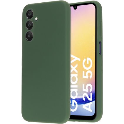 Mobiparts Samsung Galaxy A25 Silikon Hülle Backcover - Forest Green