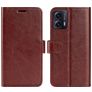 Mobigear Basic Motorola Moto G53 5G Hülle Klapphülle Geldbörse - Braun