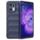 Mobigear Bumpy OPPO Find X5 Pro Hülle Flexibles TPU Backcover - Dunkelblau