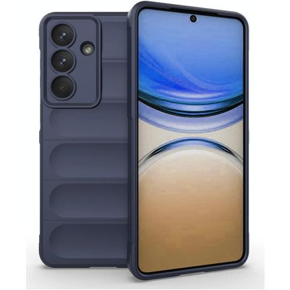 Mobigear Bumpy Samsung Galaxy S26 Plus Hülle Flexibles TPU Backcover - Dunkelblau