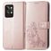 Mobigear Clover Realme GT2 Pro Hülle Klapphülle Geldbörse - Roségold