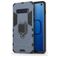 Mobigear Armor Ring Samsung Galaxy S10 Hülle Hardcase Backcover Stoßfest mit Ringhalter - Marineblau