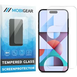 Mobigear iPhone 15 Panzerglas Gehärtetes Glas Displayschutz - Hüllenfreundlich