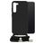 Mobilize Lanyard Gelly Samsung Galaxy S23 Plus Flexibles TPU Handykette - Schwarz