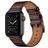 Mobigear Firenze Leder Apple Watch Armband Dornschließe - 42/41/40/38 mm - Braun