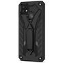 Mobigear Armor Stand Realme C21Y Hülle Hardcase Backcover Stoßfest mit Ständer - Schwarz