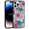 Mobigear Flowers iPhone 14 Pro Max Hülle Hardcase Backcover - Model 1