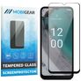 Mobigear Premium Nokia C32 Panzerglas Gehärtetes Glas Displayschutz - Hüllenfreundlich - Schwarz