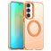 Mobigear Shockproof Samsung Galaxy S25 FE MagSafe Hülle Hardcase Backcover - Orange