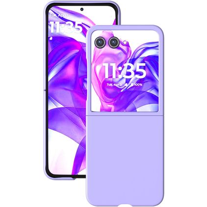 Mobigear Colors Motorola Razr 50 Ultra Hülle Hardcase Backcover - Lila