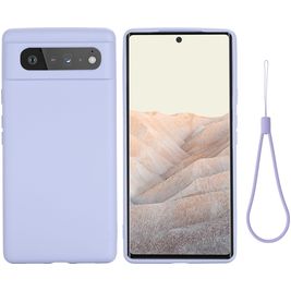 Mobigear Rubber Touch Google Pixel 6 Silikon Hülle Backcover - Lila