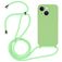Mobigear Lanyard iPhone 14 Silikon Handykette - Grün