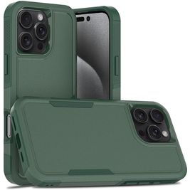 Mobigear Heavy Armor iPhone 16 Pro Max Hülle Hardcase Backcover Stoßfest - Grün