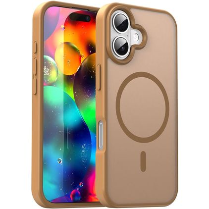 Mobigear Shockproof iPhone 17 MagSafe Hülle Hardcase Backcover - Desert Gold