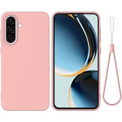 Mobigear Rubber Touch Samsung Galaxy A37 Silikon Hülle Backcover - Pink