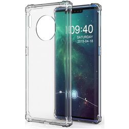 Mobigear Cushion Durchsichtig Huawei Mate 30 Hülle Flexibles TPU Backcover Stoßfest - Transparent