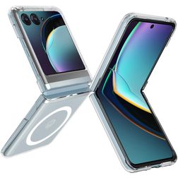 Mobigear Crystal Durchsichtig Motorola Razr 50 MagSafe Hülle Hardcase Backcover - Transparent