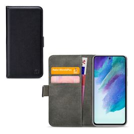 Mobilize Classic Gelly Wallet Samsung Galaxy S21 FE Hülle Klapphülle Geldbörse - Schwarz