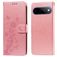 Mobigear Flowers Google Pixel 11 Pro XL Hülle Klapphülle Geldbörse - Pink