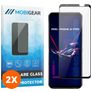 Mobigear Premium ASUS ROG Phone 6 Pro Panzerglas Gehärtetes Glas Displayschutz - Hüllenfreundlich - Schwarz (2er Pack)
