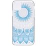 Mobigear Design iPhone 11 Pro Max Hülle Flexibles TPU Backcover - Transparent / Blau