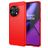 Mobigear Brushed OnePlus 11 Hülle Flexibles TPU Backcover - Rot