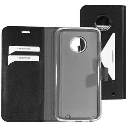 Mobiparts Classic Wallet Motorola Moto G6 Plus Klapphülle Portemonnaie - Schwarz
