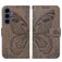 Mobigear Butterfly Samsung Galaxy S26 FE Hülle Klapphülle Geldbörse - Grau