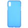Mobigear Colors iPhone XS Max Hülle Flexibles TPU Backcover - Blau