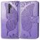 Mobigear Butterfly OPPO A5 (2020) Klapphülle Portemonnaie - Lila