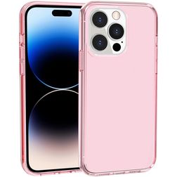 Mobigear Crystal iPhone 14 Pro Max Hülle Hardcase Backcover - Pink