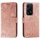 Mobigear Flowers HONOR 200 Lite Hülle Klapphülle Geldbörse - Roségold