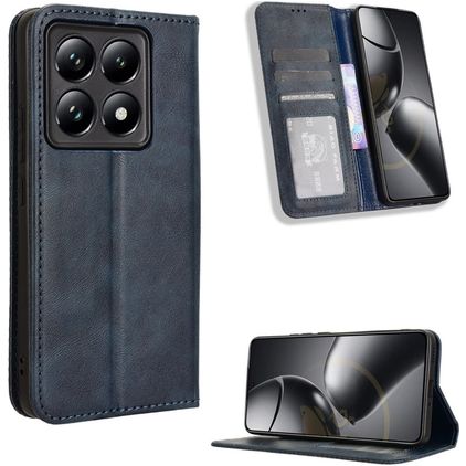 Mobigear Sensation Xiaomi 14T Klapphülle Portemonnaie - Blau