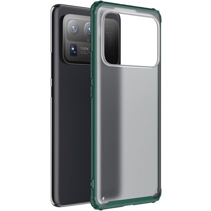 Mobigear Shockproof Xiaomi Mi 11 Ultra Hülle Hardcase Backcover Stoßfest - Grün