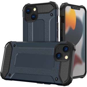 Mobigear Outdoor iPhone 15 Hülle Hardcase Backcover Stoßfest - Marineblau