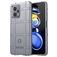 Mobigear Rugged Shield POCO X4 GT Hülle Flexibles TPU Backcover Stoßfest - Grau