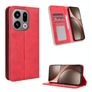 Mobigear Sensation OPPO Find X9 Hülle Klapphülle Geldbörse - Rot