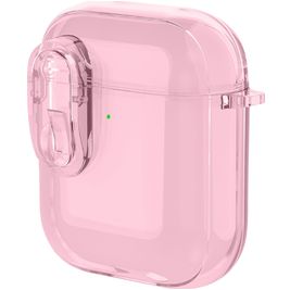 Mobigear Crystal Clip Apple AirPods 1 Hardcase Hülle - Pink
