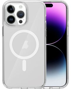 Mobigear Crystal Durchsichtig iPhone 15 Pro MagSafe Hülle Hardcase Backcover - Transparent