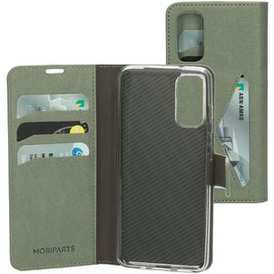 Mobiparts Classic Wallet Samsung Galaxy S20 Hülle Klapphülle Geldbörse - Stone Green
