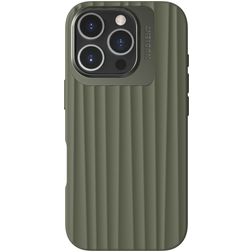 Nudient Bold iPhone 16 Pro MagSafe Hülle Hardcase Backcover - Olive Green