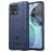 Mobigear Rugged Shield Motorola Moto G72 Hülle Flexibles TPU Backcover Stoßfest - Blau