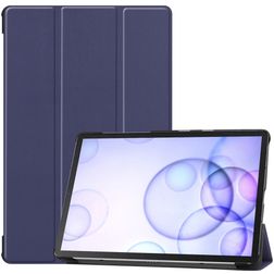 Mobigear Tri-Fold Samsung Galaxy Tab S6 Hülle Klapphülle - Dunkelblau
