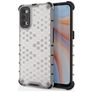 Mobigear Honeycomb OPPO Reno 4 Hülle Hardcase Backcover Stoßfest - Weiß