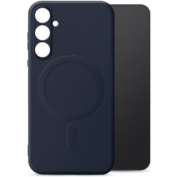 My Style Protective Flex Samsung Galaxy S24 MagSafe Hülle Flexibles TPU Backcover - Marineblau