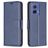 Mobigear Excellent Motorola Moto G85 Hülle Klapphülle Geldbörse - Blau