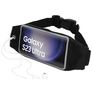 Mobiparts Comfort Fit Belt Handyhalterung Joggen Samsung Galaxy S23 Ultra Sporthülle Neopren Gürtel - Schwarz