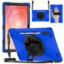 Mobigear SureGrip XGuard Samsung Galaxy Tab S11 Ultra Hülle Kunststoff,Silikon Backcover + Stifthalter + Schulterträger + Ständer - Blau